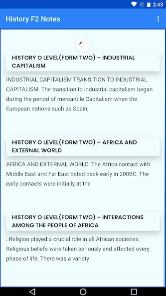Play History Form 2 Notes  and enjoy History Form 2 Notes with UptoPlay
