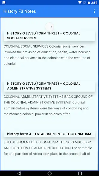 Play History Form 3 Notes  and enjoy History Form 3 Notes with UptoPlay