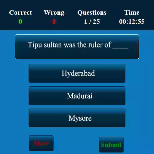 Play History MCQ as an online game History MCQ with UptoPlay