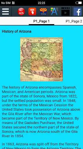 Play History of Arizona as an online game History of Arizona with UptoPlay