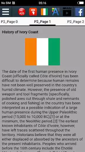 Play History of Ivory Coast as an online game History of Ivory Coast with UptoPlay