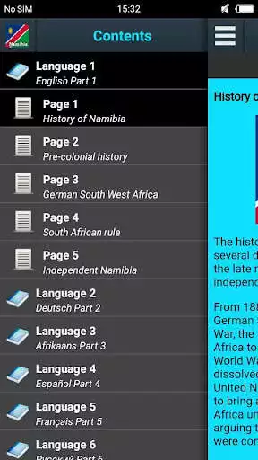Play History of Namibia  and enjoy History of Namibia with UptoPlay