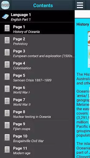 Play History of Oceania  and enjoy History of Oceania with UptoPlay