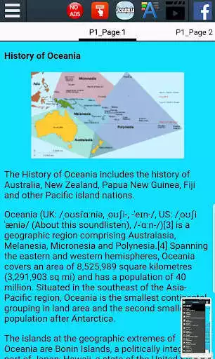 Play History of Oceania as an online game History of Oceania with UptoPlay