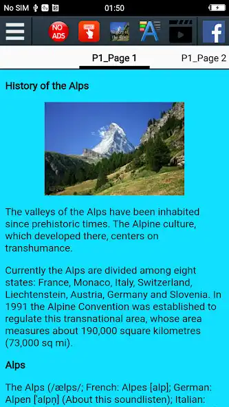 Play History of the Alps as an online game History of the Alps with UptoPlay