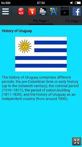 Play History of Uruguay as an online game History of Uruguay with UptoPlay