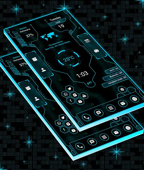 Play Hitech Launcher 2 Pro -AppLock as an online game Hitech Launcher 2 Pro -AppLock with UptoPlay
