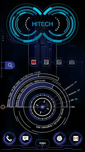 Play Hi-Tech Launcher as an online game Hi-Tech Launcher with UptoPlay