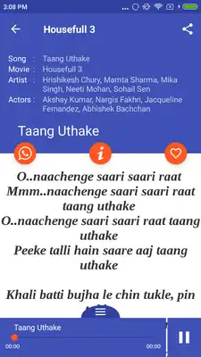 Play Hit Housefull 3 Songs Lyrics