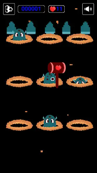 Play Hit! Nyorodevi like Whac-A-Mol as an online game Hit! Nyorodevi like Whac-A-Mol with UptoPlay