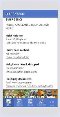Play HI TOURIST Set phrases and map