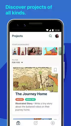 Play APK HITRECORD: Create Together  and enjoy HITRECORD: Create Together with UptoPlay com.hitrecord.android.hitrecord