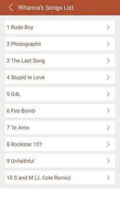 Play Hit Rihannas Songs Lyrics