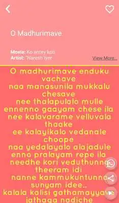 Play Hit Sharvanand Songs Lyrics