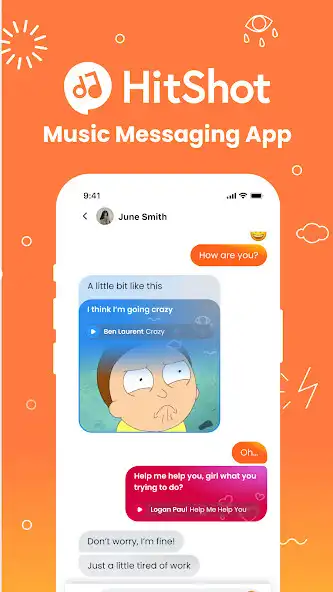 Play HitShot - Music messaging app  and enjoy HitShot - Music messaging app with UptoPlay