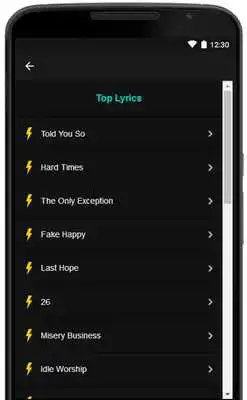 Play Hits Lyrics Of Paramore!!