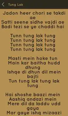 Play Hit Sunidhi Chauhan Songs Lyri