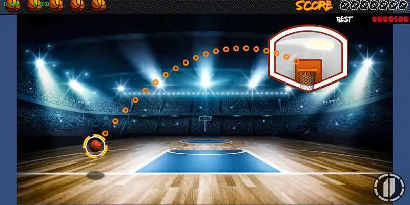 Play Hit The Net-Basketball Game