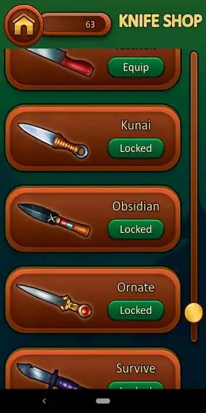 Play Hit The Wood - Knife Throw as an online game Hit The Wood - Knife Throw with UptoPlay