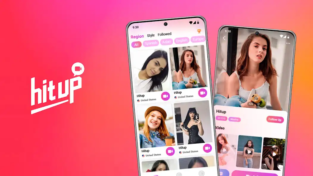 Play Hitup - Live Video Chat  and enjoy Hitup - Live Video Chat with UptoPlay