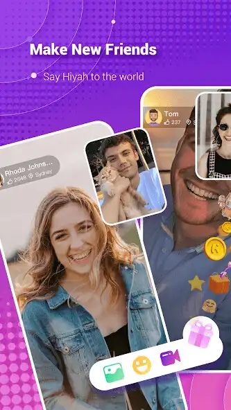 Play Hiyah - Live Video Chat  and enjoy Hiyah - Live Video Chat with UptoPlay