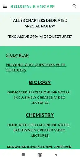 Play HMC NEET APP - Crack NEET Exam from Home as an online game online HMC NEET APP - Crack NEET Exam from Home with UptoPlay com.hellomalik.medicalcoaching Play HMC NEET APP - Crack NEET Exam from Home as an online game HMC NEET APP - Crack NEET Exam from Home with UptoPlay