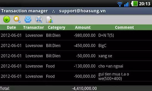 Play Hoasung Expense Manager