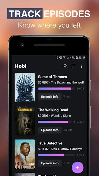 Play Hobi: TV Series Tracker, Trakt as an online game Hobi: TV Series Tracker, Trakt with UptoPlay