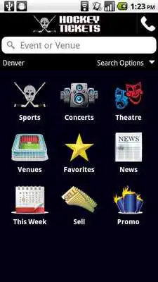 Play Hockey Ticket App