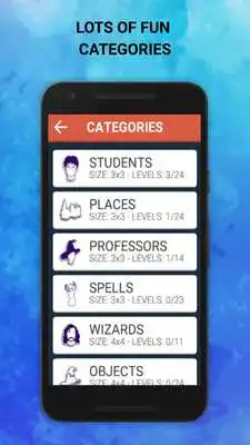 Play Hogwarts HP Words Game