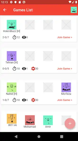 Play Hokm Buzz (Online Hokm game) as an online game Hokm Buzz (Online Hokm game) with UptoPlay