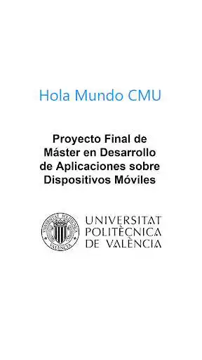 Play Hola Mundo CMU as an online game Hola Mundo CMU with UptoPlay