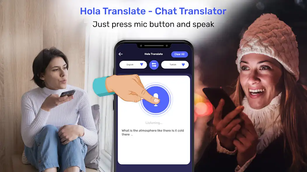 Play Hola Translate-Chat translator as an online game Hola Translate-Chat translator with UptoPlay