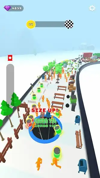 Play Hole IO - Epic Runner  and enjoy Hole IO - Epic Runner with UptoPlay