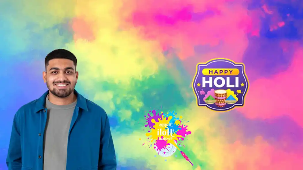 Play Holi Background Changer as an online game Holi Background Changer with UptoPlay