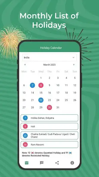 Play Holiday Calendar 2023 as an online game Holiday Calendar 2023 with UptoPlay