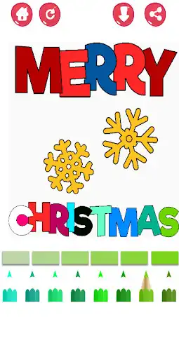 Play Holiday Christmas Color Game  and enjoy Holiday Christmas Color Game with UptoPlay