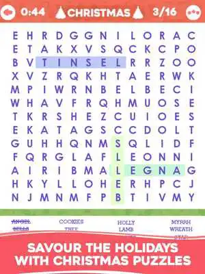 Play Holiday Word Search