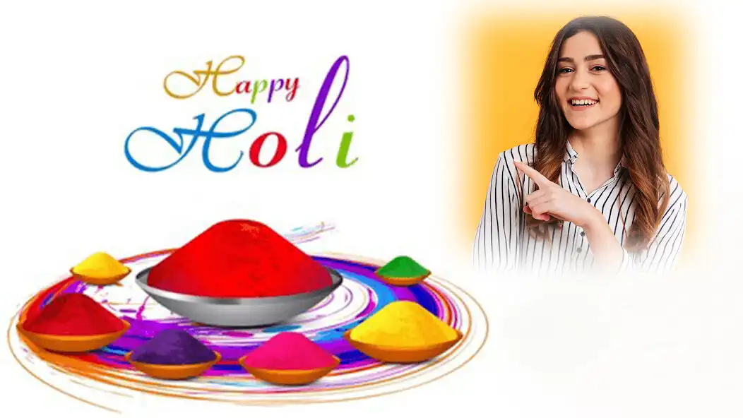 Play Holi Frame Maker as an online game Holi Frame Maker with UptoPlay