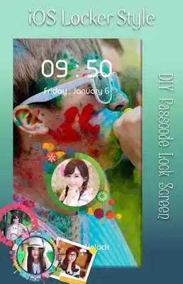 Play Holi Lock Screen