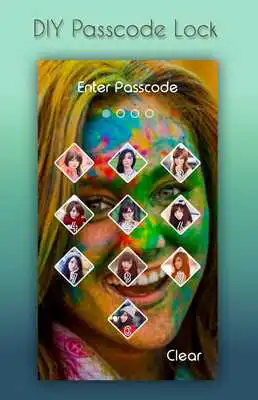 Play Holi Lock Screen