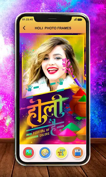 Play Holi Photo Frames 2023  and enjoy Holi Photo Frames 2023 with UptoPlay