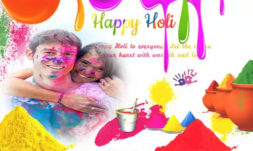 Play Holi Photo Frame as an online game Holi Photo Frame with UptoPlay