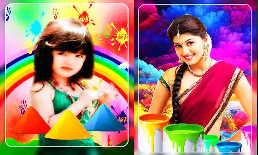 Play Holi Photo Frames  and enjoy Holi Photo Frames with UptoPlay