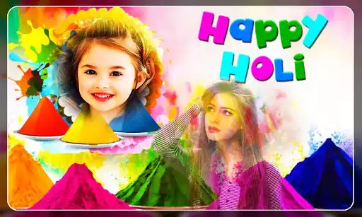 Play Holi Photo Frames as an online game Holi Photo Frames with UptoPlay