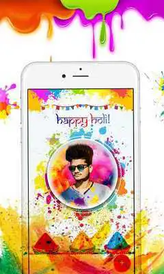 Play Holi Photo Frame,Wishes,Wallpaper