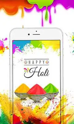 Play Holi Photo Frame,Wishes,Wallpaper