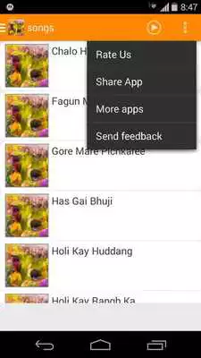 Play Holi Songs (Desi)
