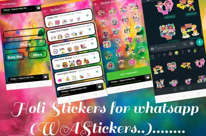 Play Holi Stickers For WAStickers  and enjoy Holi Stickers For WAStickers with UptoPlay