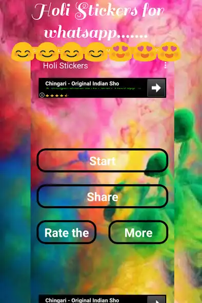 Play Holi Stickers For WAStickers as an online game Holi Stickers For WAStickers with UptoPlay